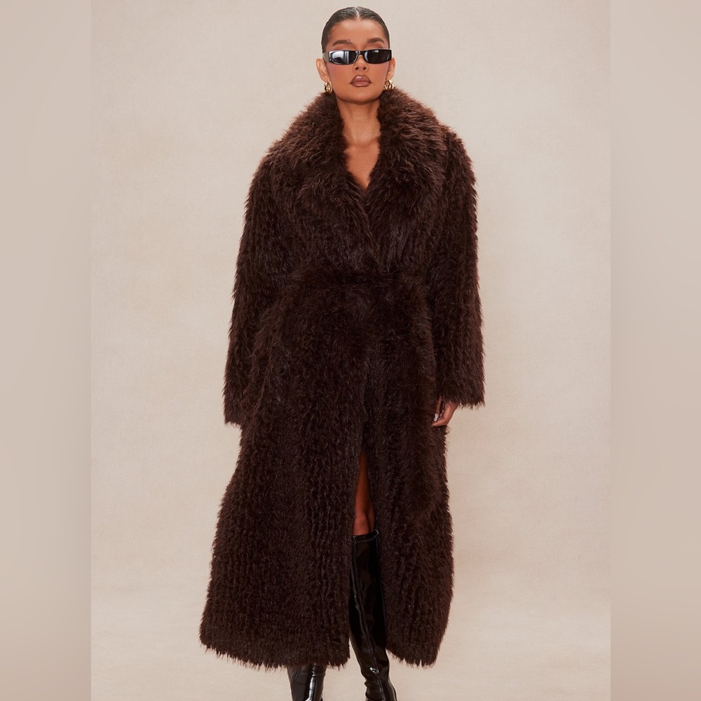 FASHION NOVA Catherine Faux Fur Coat